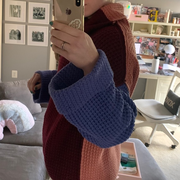 Free People Park City Colorblock Sweater - Picture 5 of 7